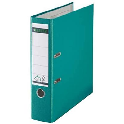 LEITZ  10105052 Classeur &agrave; Levier en Plastique 180&deg; A4 Large - Bleu Vert