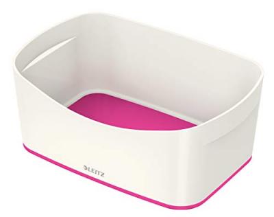ESSELTE Leitz 52571023 MyBox Bac de rangement Taille S Rose m&eacute;tallis&eacute;