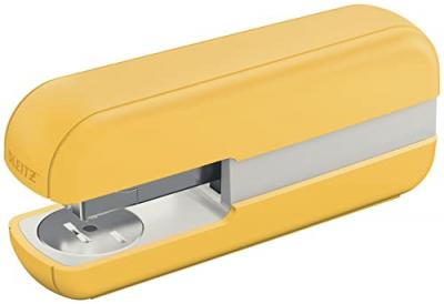 LEITZ  Agrafeuse, Capacit&eacute; 30 Feuilles, Cosy, Jaune, 55670019