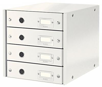 Leitz Module de classement Leitz Click&Store Wow 4 tiroirs blanc