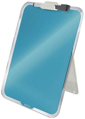 LEITZ  Cosy Chevalet de bureau en verre, 216x30x297 mm, bleu, 39470061