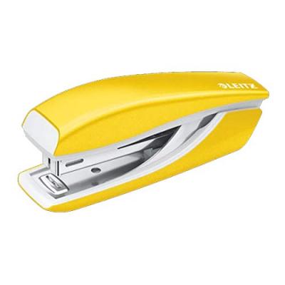 LEITZ  Agrafeuse Mini Nexxt WOW 5528, en bo&icirc;te, jaune