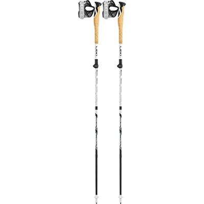 LEKI B&acirc;ton de trail Cross Trail Fx Superlite Compact Blanc/Noir