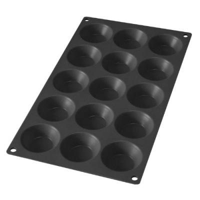 LEKUE Moule Gourmet &Agrave; Tartelettes De 15 Cavit&eacute;s De Couleur Noire