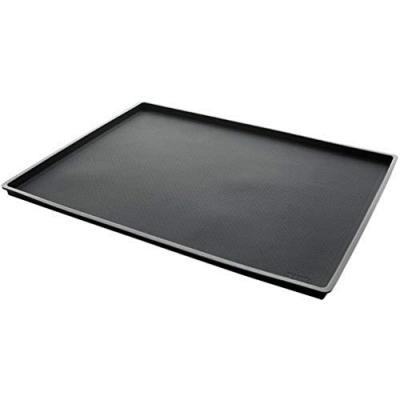 LEKUE L&eacute;ku&eacute; - Tapis de Four &agrave; Rebords Silicone Noir 45 x 35 x 25 cm