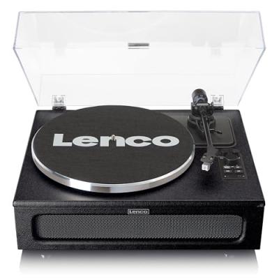 LENCO Platine vinyle avec 4 haut-parleurs incorpor&eacute;s  LS-430BK Noir 