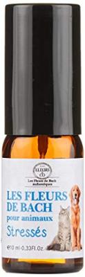 ELIXIRSCO Les Fleurs de Bach pour Animaux BIO - Stress&eacute;s - Spray de 10 ml
