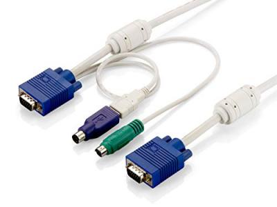LEVEL ONE KVM Kabel LevelOne ACC-2103 USB+PS/2 5,00m