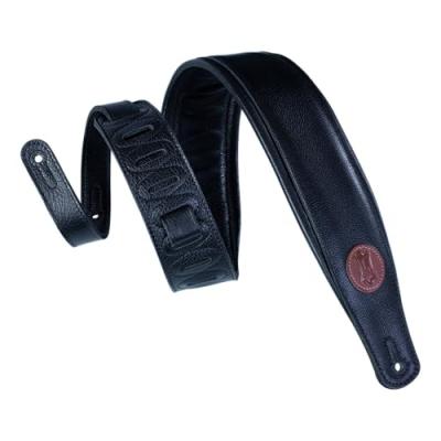LEVY S Levy's Mss2-Blk - Sangle Guitare Cuir Black