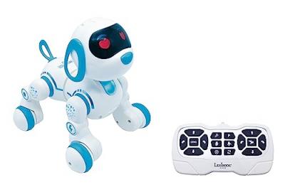 LEXIBOOK  Robot t&eacute;l&eacute;command&eacute; mon petit chien interactif Power Puppy Jr
