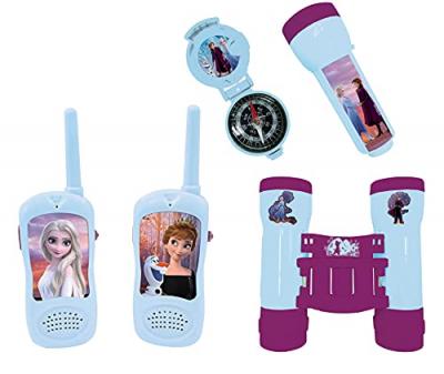 LEXIBOOK  Kit aventuriers talkie-walkie enfant jumelles La reine des neiges Disney