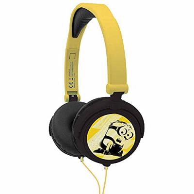 LEXIBOOK LES MINIONS Casque st&eacute;r&eacute;o enfant  - pliable et ajustable 