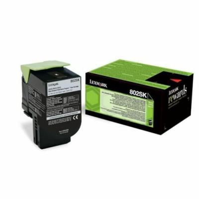 LEXMARK Toner  80C2SK0 802SK - Noir