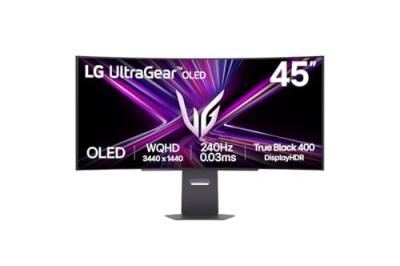 LG Ecran PC gaming  UltraGear OLED 45GX900A-B 45"" Incurv&eacute; 240 Hz WQHD