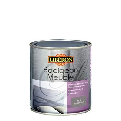 LIBERON Badigeon Meuble LIB&Eacute;RON Gris gustavien 0,5 L - Gris gustavien