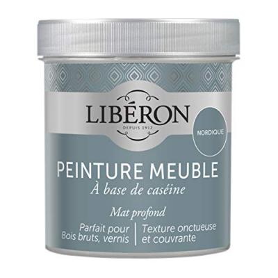 LIBERON Peinture meuble et boiserie Cas&eacute;ine LIB&Eacute;RON nordique mat 0.5 l