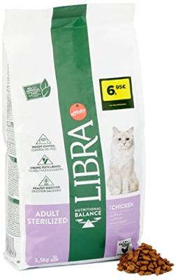 LIBRA CAT Affinity Libra Feline Adult Sterilized 1.5kg Cat Food Clair 1.5kg