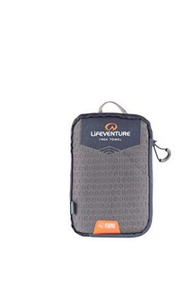 LIFEVENTURE  63135 HydroFibre Trek Towel-Large (Grey) Unisex-Adult