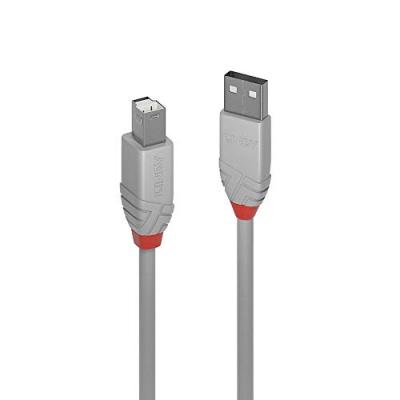 Lindy Anthra Line - cable USB - USB pour USB type B - 50 cm