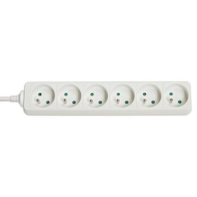 LINDY  73125 Multiprise 6 Prises fran&ccedil;aises, Blanc