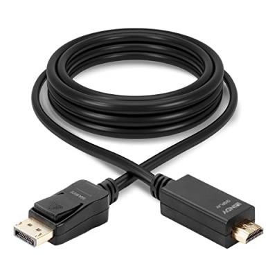 LINDY  C&acirc;ble DisplayPort vers HDMI 4K30 (DP:passif) - 3m