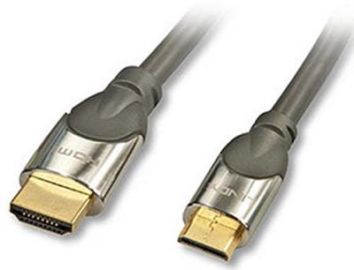 LINDY  CROMO High-Speed-HDMI-Kabel mit Ethernet - cable HDMI avec Ethernet - 1 m