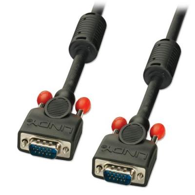LINDY  36371 c&acirc;ble VGA 0,5 m VGA (D-Sub) Noir - Neuf