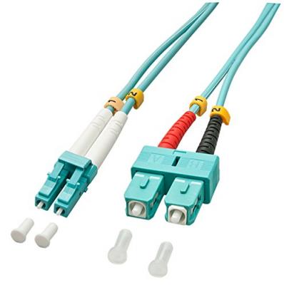 LINDY Cable A Fibre Optique Duplex Multimode  Lc/sc Om3 5 M 50/125 M
