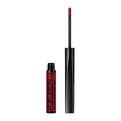 RIMMEL LONDON Lip Art Graphic liner&liquid lipstick #810-be free 