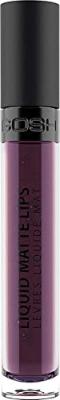 GOSH COPENHAGEN Gosh Rouge &agrave; L&egrave;vres Liquide Mat 009 Barbe &agrave; Papa 4 ml 007 Nuit