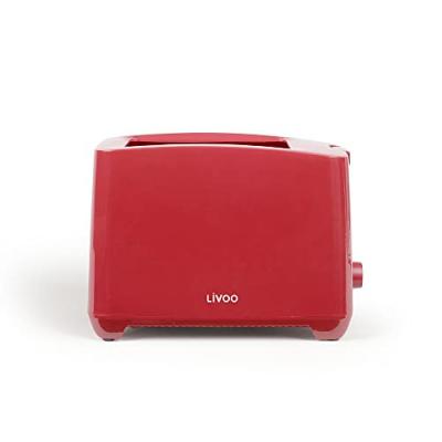 LIVOO Grille-pain 2 fentes rouge 750w OctopiaProducts