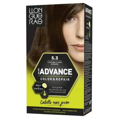 LLONGUERAS  Color Advance Teinture pour cheveux N5.3 Brun dor&eacute; clair1ud