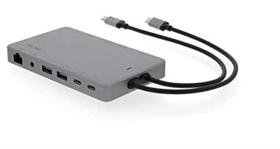LMP usb-c display dock 2 4k - dock usb-c 12 ports gris sid&eacute;ral 