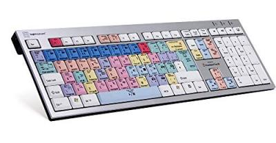 LOGICKEYBOARD  Clavier de montage Adobe Premiere Pro CC - PC - slim Alu