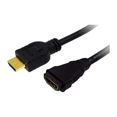 2DIRECT LogiLink CH0058 C&acirc;ble HDMI 1.4 M&acirc;le/Femelle 5 m Noir