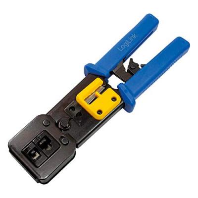 LOGILINK  Pince &agrave; sertir coupante, bleu / jaune
