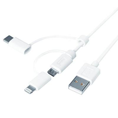 LOGILINK  CU0126 c&acirc;ble USB 1 m USB A Blanc