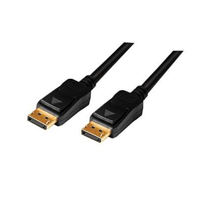 LOGILINK  CV0114, 20 m, DisplayPort, DisplayPort, M&acirc;le, M&acirc;le, Or