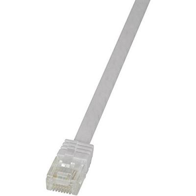 LOGILINK  C&acirc;ble patch plat U/UTP Cat. 6 20 m Blanc