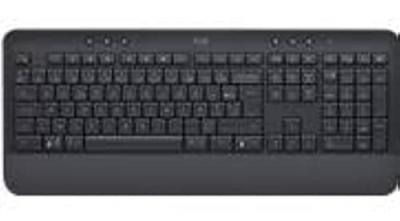 LOGITECH  Signature K650 clavier Bluetooth AZERTY N&eacute;erlandais Graphite Framboise