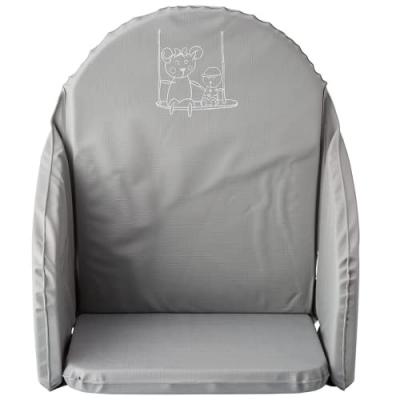 LOOPING  Coussin de Chaise Haute PVC Fabriqu&eacute; France Gris