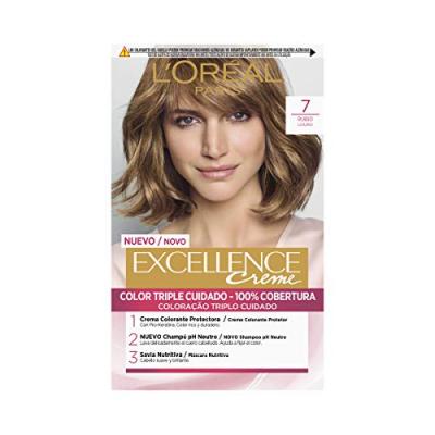 L OREAL PARIS L&acute;Or&eacute;al Paris - Excellence Cr&egrave;me 7 Blond Coloration capillaire 192 ml