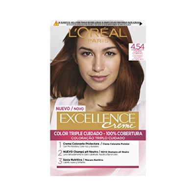 L OREAL PARIS L'Or&eacute;al Paris Excellence Creme Teinture 4.54 Casta&ntilde;o Caoba Cobrizo