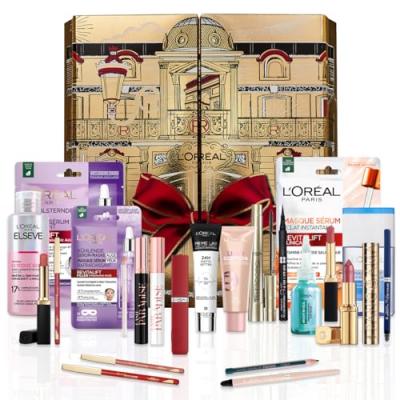 Calendrier de l&rsquo;Avent 24 jours &ndash; Maquillage, Soin Visage & Cheveux - L'Or&eacute;al Paris