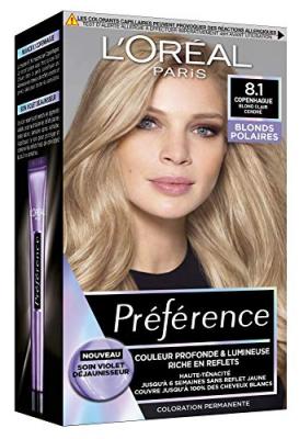 L OREAL PARIS Pr&eacute;f&eacute;rence Blonds Polaires -  Copenhague Blond Clair Cendr&eacute; - L'Or&eacute;al Paris
