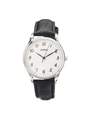  Lorus Femme Analogique Quartz Montre avec Bracelet en Cuir RG231UX9