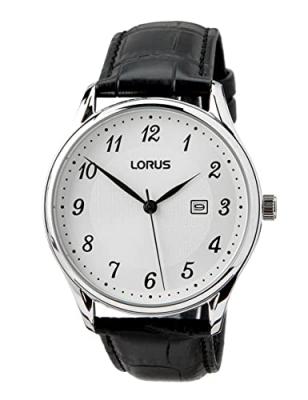 LORUS  Hommes Analogique Quartz Montre avec Bracelet en Cuir RH913PX9