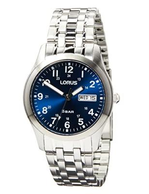LORUS  Hommes Analogue Quartz Montre avec Bracelet en m&eacute;tal RXN77DX9