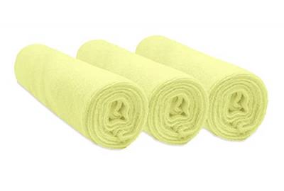  Lot de 3 housses pour matelas &agrave; langer Couleur - Anis