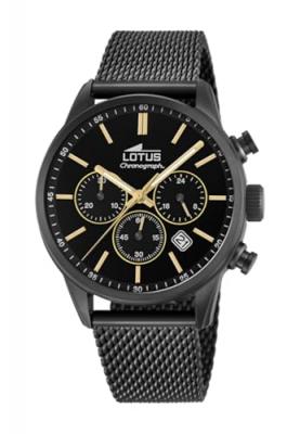 LOTUS Montres homme  Montres L18700-2 - Bracelet Acier Noir